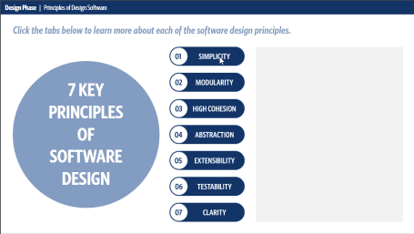7 Key Principles of Software Design click and reveal interaction
