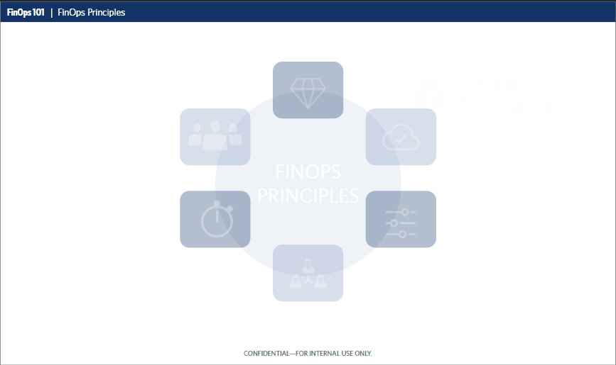 FinOps Principles motion path animation